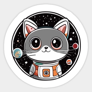 Cosmic Adventures of Scottish Gra Sticker